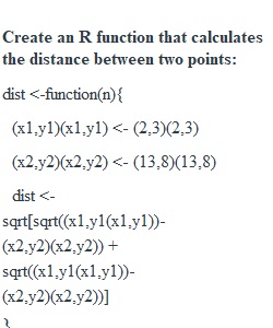 4.4 - Creating an R Function